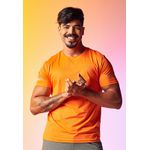Camiseta Frelith Masculina Basic New Trip Com Proteção UV - LARANJA