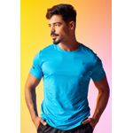 Camiseta Frelith Masculina Basic New Trip Com Proteção UV - AZUL TURQUESA
