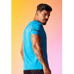Camiseta Frelith Masculina Basic New Trip Com Proteção UV - AZUL TURQUESA