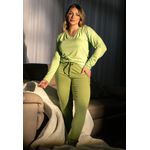 Pijama Inverno Frelith Visco e Moletom Power Play - VERDE