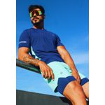 Short Masculino Esportivo Frelith 2 em 1 Com Proteção UV - VERDE ÁGUA