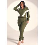 Conjunto Frelith com Recortes Diagonais - VERDE