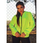 Jaqueta Fitness Frelith Corta Vento Lisa - VERDE NEON