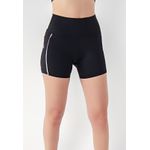 Short Karen Frelith Com Filete - PRETO