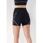 Short Karen Frelith Com Filete - PRETO