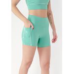 Short Karen Frelith Com Filete - VERDE