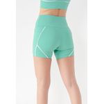 Short Karen Frelith Com Filete - VERDE