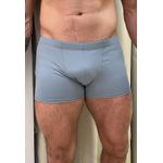 Boxer Frelith Lisa Básica - CINZA AZULADO
