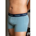 Boxer Frelith Básica com Elástico Personalizado - VERDE ACINZENTADO