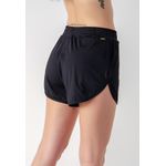 Saída Short Feminino Liso Frelith em Microfibra - PRETO