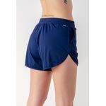 Saída Short Feminino Liso Frelith em Microfibra - MARINHO