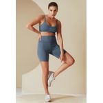 Short Fitness Frelith Básico - CINZA AZULADO