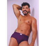 Slip Frelith Trabalhada Lisa - ROXO