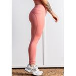 Calça Fitness Costura Trançada Frelith - ROSE