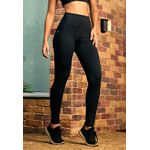Legging Frelith com Recorte e Bolso - PRETO