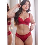 Conjunto Frelith Milão em Microfibra e Renda - VERMELHO