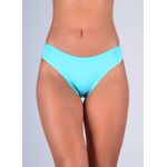 Kit 3 Calcinhas Coral Base Azul Claro em Microfibra - DIVERSOS