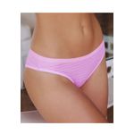 Kit 3 Calcinhas Trabalhado Chocolate Marinho Rosa em Microfibra - DIVERSOS