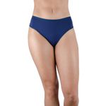 KIT 3 CALCINHAS ARABESCO MARINHO BRANCO EM MICROFIBRA LEVE - ESTAMPADA