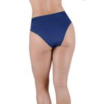 KIT 3 CALCINHAS ARABESCO MARINHO BRANCO EM MICROFIBRA LEVE - ESTAMPADA