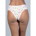 Kit 3 Calcinhas Floral, Pink e Rosa em Microfibra - ESTAMPADA