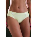 Kit 3 Calcinhas Limão Siciliano, Amarela e Azul em Microfibra - ESTAMPADA