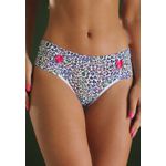 Kit 3 Calcinhas Onça Cores, Branco e Preto em Microfibra - DIVERSOS