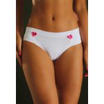 Kit 3 Calcinhas Onça Cores, Branco e Preto em Microfibra - DIVERSOS