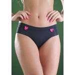 Kit 3 Calcinhas Onça Cores, Branco e Preto em Microfibra - DIVERSOS