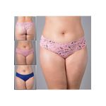 Kit 3 Calcinhas Super Hero Cat em Microfibra Leve - ESTAMPADA