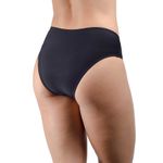 Kit com 3 calcinhas Básicas em Cotton Leve - BRANCA, PRETA e CHOCOLATE - DIVERSOS