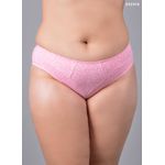 Kit 3 Calcinhas Corações Rosa Vermelho Branco em Cotton - ESTAMPADA