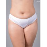 Kit 3 Calcinhas Corações Rosa Vermelho Branco em Cotton - ESTAMPADA