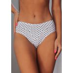 Kit 3 Calcinhas Corações e Lisa Preta e Branca em Cotton - ESTAMPADA