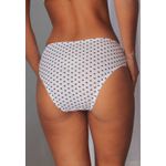 Kit 3 Calcinhas Corações e Lisa Preta e Branca em Cotton - ESTAMPADA