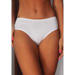 Kit 3 Calcinhas Corações e Lisa Preta e Branca em Cotton - ESTAMPADA