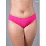 Kit 3 Calcinhas Poá Color Pink Verde em Cotton - ESTAMPADA