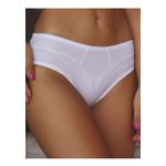 Kit 3 Calcinhas Branco Rosê Vinho Trabalhado em Microfibra Leve - DIVERSOS