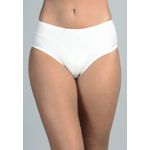 Kit 3 Calcinhas Floral, Marfim e Azul Marinho em Microfibra - ESTAMPADA