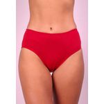 Kit 3 Calcinhas Marinho Vermelho Rose em Microfibra - DIVERSOS