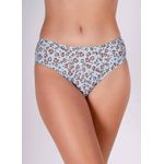 Kit 3 Calcinhas Onça Coração Rosa Cast Exclusivo em Microfibra Leve - ESTAMPADA