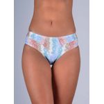 Kit 3 Calcinhas Colorida, Marfim e Chocolate Exclusivo em Microfibra Leve - ESTAMPADA