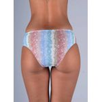 Kit 3 Calcinhas Colorida, Marfim e Chocolate Exclusivo em Microfibra Leve - ESTAMPADA