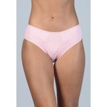 Kit 3 Calcinhas Onça Rosada, Rosê e Branco em Microfibra - ESTAMPADA