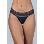 Kit 3 Fios com Cós de Renda Poá, Preto e Branco em Microfibra - ESTAMPADA