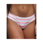 Kit 3 Fios Losangos Rosa Branco Exclusivo em Microfibra - ESTAMPADA