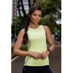 Regata Fitness Frelith com Decote nas Costas - VERDE LIMA