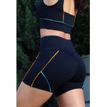 Short Fitness Frelith Filetes Colors - PRETO