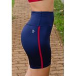 Short Fitness Frelith Brilho Com Viés Lateral - MARINHO