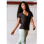 T-Shirt Frelith Gola V Fitness Walk Stretch - PRETO